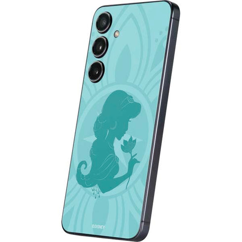 Disney Aladdin Princess Jasmine Silhouette Flower Galaxy S25 Skin